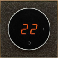Терморегулятор для теплого пола DeLUMO Takto 0337 (сияющий черный) - 