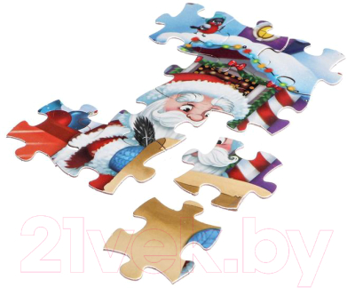 Пазл Puzzle Time Домик Дедушки Мороза Макси-пазлы / 4868655 (54эл)