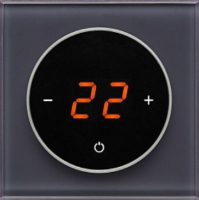 Терморегулятор для теплого пола DeLUMO Takto 7016 (антрацит) - 