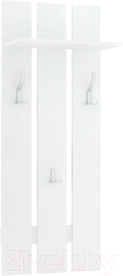 Вешалка для одежды Кортекс-мебель Лара ВП1 (белый)