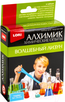 

Набор для создания слайма Lori, Химические опыты. Волшебный лизун / Оп-012
