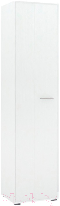 Шкаф-пенал Кортекс-мебель Лара ШП1-45 (белый)