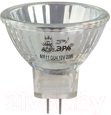

Лампа ЭРА, GU4-MR11-20W-12V-30CL / Б0049310