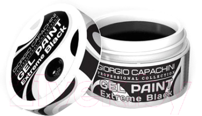 Гель-краска для ногтей Giorgio Capachini Extreme Color Black (7мл)