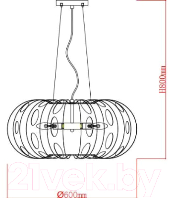 Люстра Rivoli Mitzi 4079-205 / Б0047919