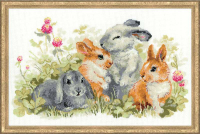 Набор для вышивания Риолис Забавные крольчата / 1416 - 