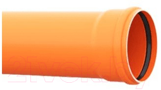 

Труба наружной канализации Белполипластик, НПВХ SN4 110x3.2x3000