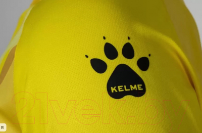 Футбольная форма Kelme Long Sleeve Goalkeeper Suit / 3801286-716 (XS, желтый)