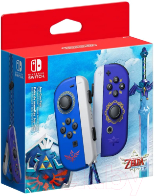 Комплект игровых контроллеров движения Nintendo Switch Joy-Con / 45496431495 (The Legend of Zelda: Skyward Sword)