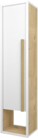 Шкаф-пенал Дабер 016 / СТ16.0.1.6 (белый/белый/дуб гамильтон натуральный) - 