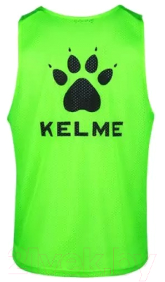 Манишка футбольная Kelme Adult Training Vest / 8051BX1001-933 (S, салатовый/зеленый)