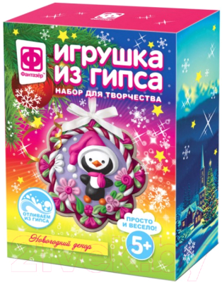 

Набор для творчества Фантазер, Игрушка из гипса. Снежинка №2 / FN-707502