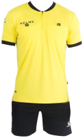 Форма судейская Kelme Short Sleeve Refree Set / K15Z225-719 (XL, желтый/черный)