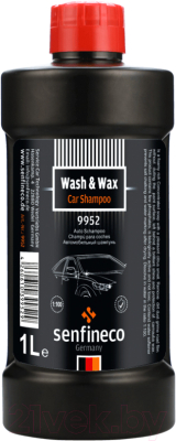 Высококонцентрированное моющее средство Senfineco Car Wash and Wax Shampoo / 9952 (1л)