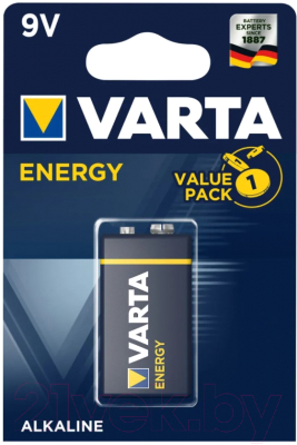 Батарейка Varta Energy 9V / 4122229411