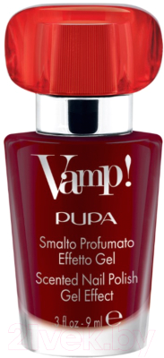 Изображение товара Лак для ногтей Pupa Vamp! Scented Nail Polish Gel Effect тон 205 (9мл)
