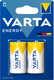 Комплект батареек Varta Energy LR14 / 04114229412 (2шт) - 