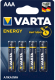 Комплект батареек Varta Energy LR03 / 04103213414 (4шт) - 