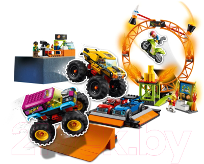 Конструктор Lego City Арена для шоу каскадеров 60295