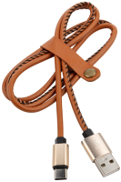 Кабель Rexant USB-Type-C / 18-1897 (1м, коричневый) - 