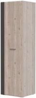 Шкаф-пенал Bravo Мебель Бриз ШР-1 для платья и белья (дуб нельсон/смоки софт/дуб ниагара) - 