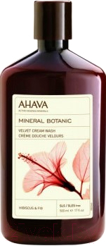 Крем для душа Ahava Mineral Botanic Гибискус и инжир Бархатистое (500мл)