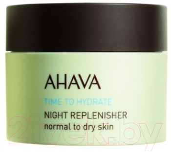 Крем для лица Ahava Time To Hydrate Ночной восстан-щий для нормальной и сухой кожи (50мл)