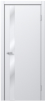 Дверь межкомнатная MDF Techno Stefany 5004 40х200 (белый/зеркало) - 