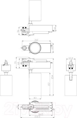 Трековый светильник ЭРА SТR-30-36-40K-W30 / Б0049754 (белый)