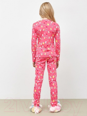 Пижама детская Mark Formelle 567725 (р.98-52, розовый в гирлянды)