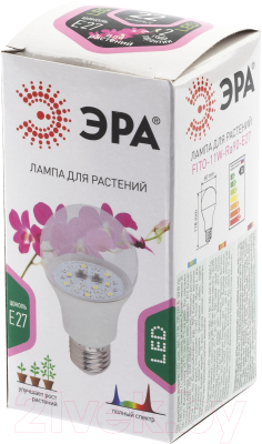 Лампа для растений ЭРА FITO-11W-Ra90-E27 / Б0050603