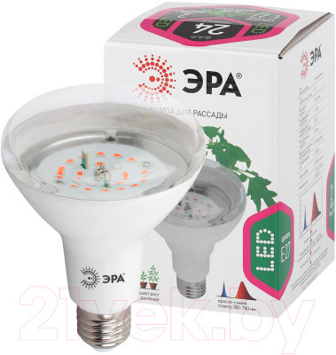 Лампа для растений ЭРА FITO-16W-RB-E27-K / Б0039072