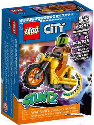 Конструктор Lego City Разрушительный трюковый мотоцикл 60297