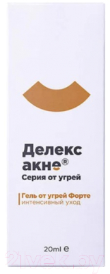 

Гель для лица Делекс-акне, Форте От прыщей