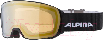 Маска горнолыжная Alpina Sports 2022 Alpina Nakiska Q-Lite / A7280831 (черный)