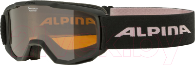 Маска горнолыжная Alpina Sports 2022 Alpina Piney / A7268432 (черный/розовый)
