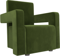 Кресло мягкое Mebelico Рамос 290 / 109030 (микровельвет, зеленый) - 