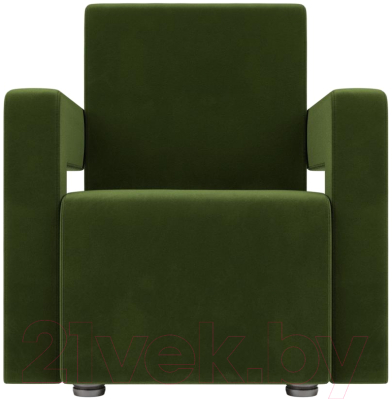 Кресло мягкое Mebelico Рамос 290 / 109030 (микровельвет, зеленый)