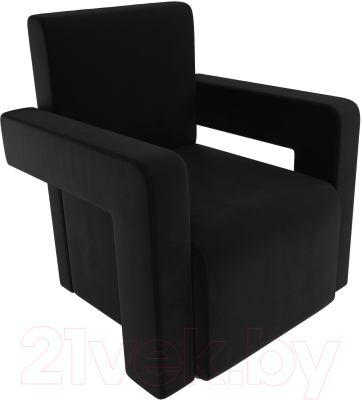 Кресло мягкое Mebelico Рамос 290 / 109035 (микровельвет, черный)