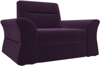 Кресло мягкое Mebelico Клайд 296 / 109326 (велюр, фиолетовый) - 