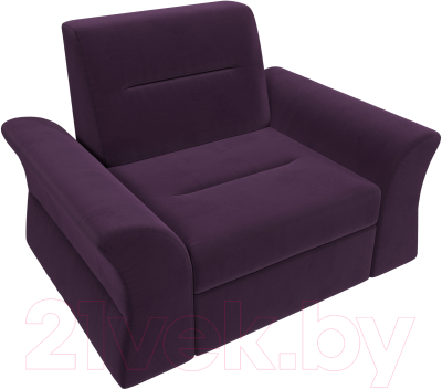 Кресло мягкое Mebelico Клайд 296 / 109326 (велюр, фиолетовый)