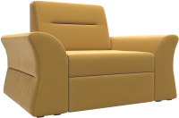 Кресло мягкое Mebelico Клайд 296 / 109329 (микровельвет, желтый) - 