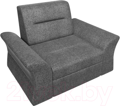 Кресло мягкое Mebelico Клайд 296 / 109338 (рогожка, серый)
