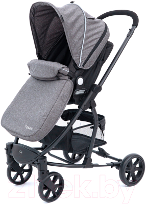 Детская универсальная коляска Tomix Bloom 3 в 1 / HP-710 (темно-серый)