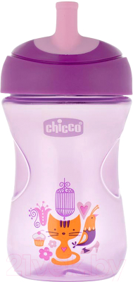 

Поильник Chicco, Сиреневый, Advanced Cup с трубочкой / 00006941100050.vl