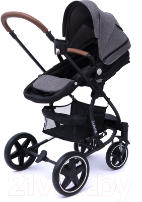 Детская универсальная коляска Tomix Emily 2 в 1 / HP-720 (темно-серый)