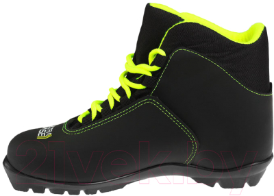 Ботинки для беговых лыж TREK Omni NNN (черный/лайм, р-р 41)