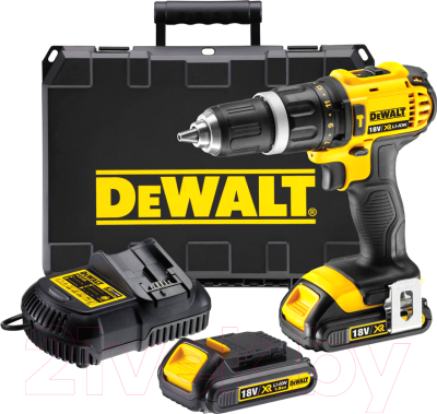 Профессиональная дрель-шуруповерт DeWalt DCD785C2-QW