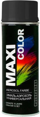 Эмаль Maxi Color 9017MX RAL 9017 (400мл, транспорт черный)