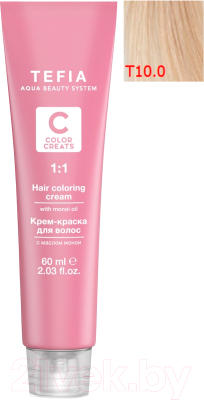 

Крем-краска для волос Tefia, Блонд, Color Creats Тонер Т 10/0